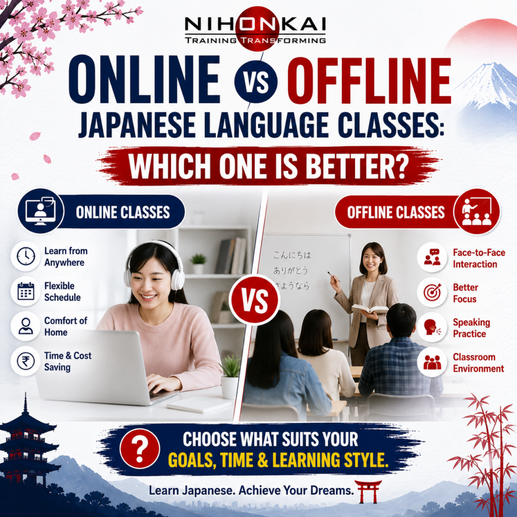 Online vs Offline Japanese Language Classes: Which One is Better?